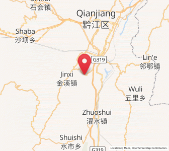 Map of Shuitian, Chongqing