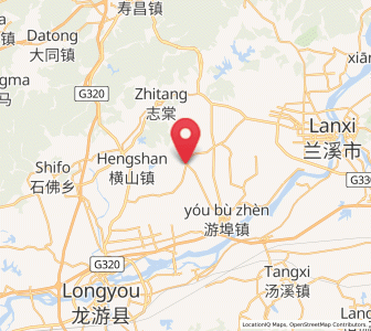 Map of Shuiting, Zhejiang