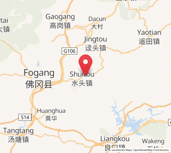 Map of Shuitou, Guangdong