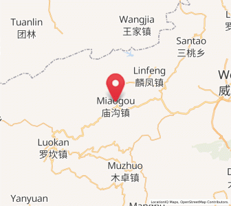 Map of Shuiying, Yunnan