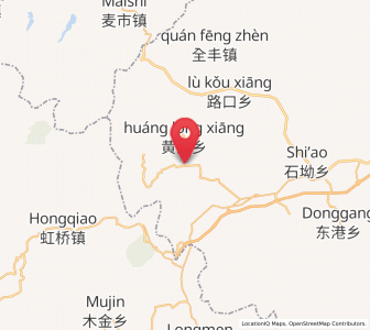 Map of Shuiyuan, Jiangxi