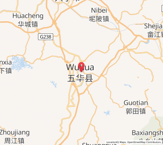 Map of Shuizhai, Guangdong