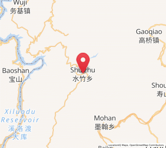 Map of Shuizhulin, Yunnan