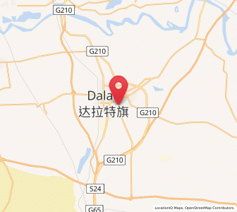 Map of Shulinzhao, Inner Mongolia