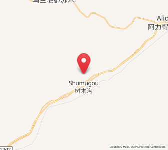 Map of Shumugou, Inner Mongolia