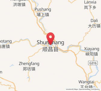 Map of Shunchang, Fujian