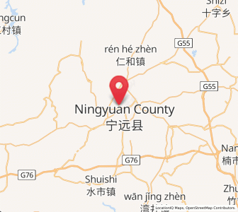 Map of Shunling, Hunan