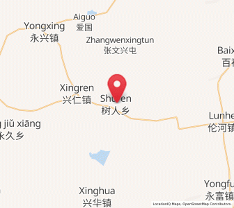 Map of Shuren, Heilongjiang