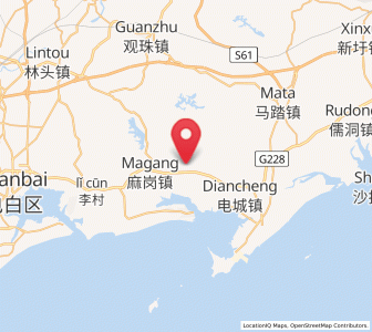 Map of Shuzi, Guangdong