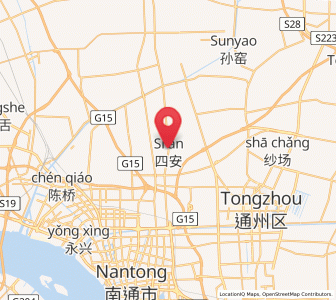 Map of Si’an, Jiangsu