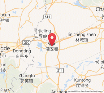 Map of Si’an, Zhejiang