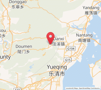 Map of Sidu, Zhejiang