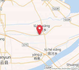 Map of Sidui, Jiangsu
