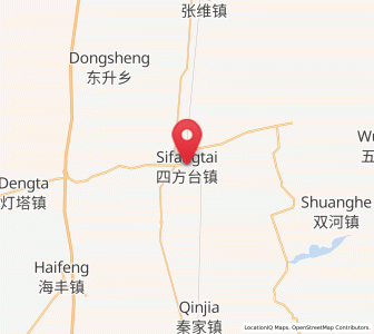 Map of Sifangtai, Heilongjiang