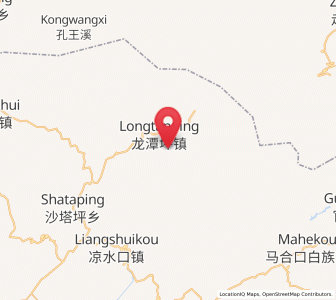 Map of Sifangxi, Hunan