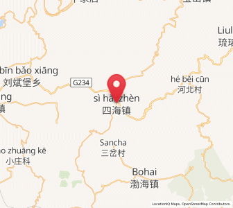 Map of Sihai, Beijing