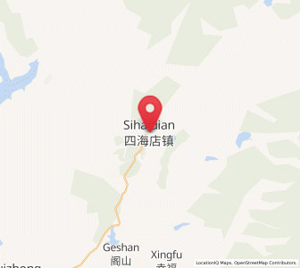 Map of Sihaidian, Heilongjiang
