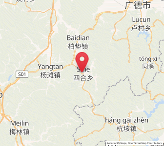 Map of Sihe, Anhui