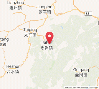 Map of Sihe, Guangdong