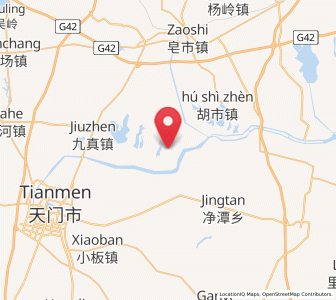 Map of Sihe, Hubei
