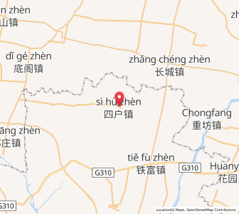 Map of Sihu, Jiangsu