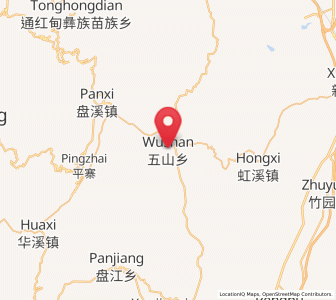 Map of Sijia, Yunnan