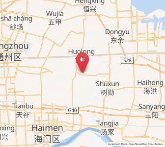 Map of Sijia, Jiangsu