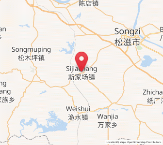 Map of Sijiachang, Hubei