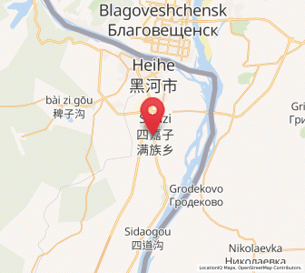 Map of Sijiazi, Heilongjiang