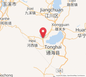 Map of Sijie, Yunnan