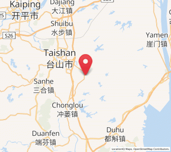 Map of Sijiu, Guangdong