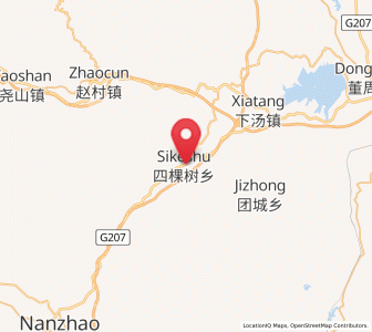 Map of Sikeshu, Henan