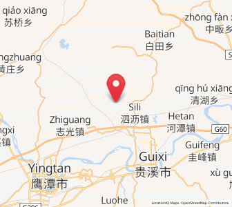 Map of Sili, Jiangxi