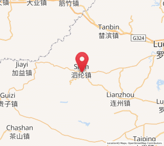 Map of Silun, Guangdong