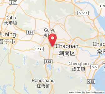 Map of Simapu, Guangdong