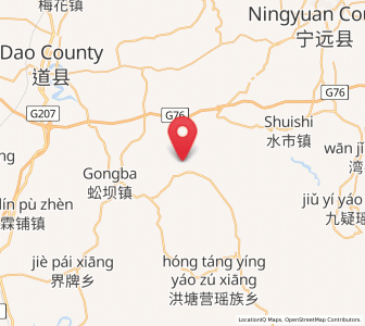 Map of Simaqiao, Hunan