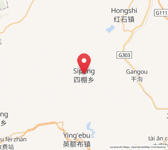 Map of Sipeng, Jilin
