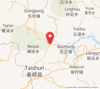 Map of Siqian, Zhejiang