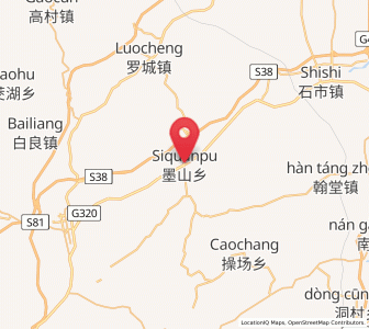 Map of Siquanpu, Jiangxi