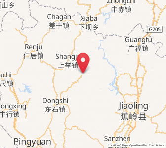 Map of Sishui, Guangdong