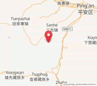 Map of Sitai, Qinghai