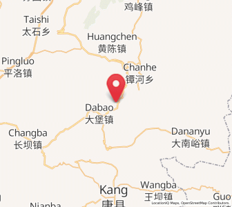 Map of Sitai, Gansu