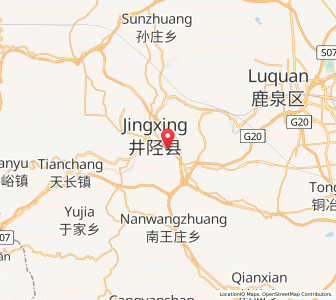 Map of Siwei, Hebei