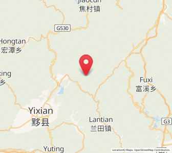 Map of Sixi, Anhui
