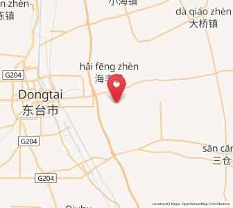 Map of Sizao, Jiangsu