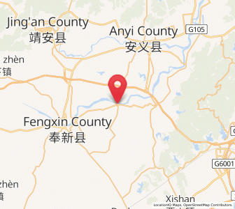 Map of Songbu, Jiangxi