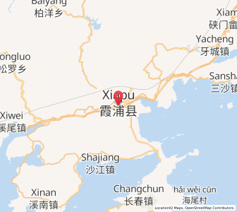 Map of Songcheng, Fujian