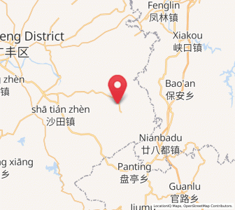 Map of Songfeng, Jiangxi