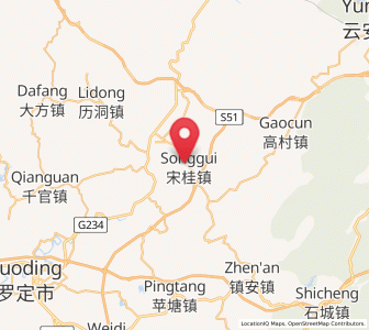 Map of Songgui, Guangdong