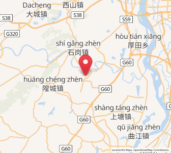 Map of Songhu, Jiangxi